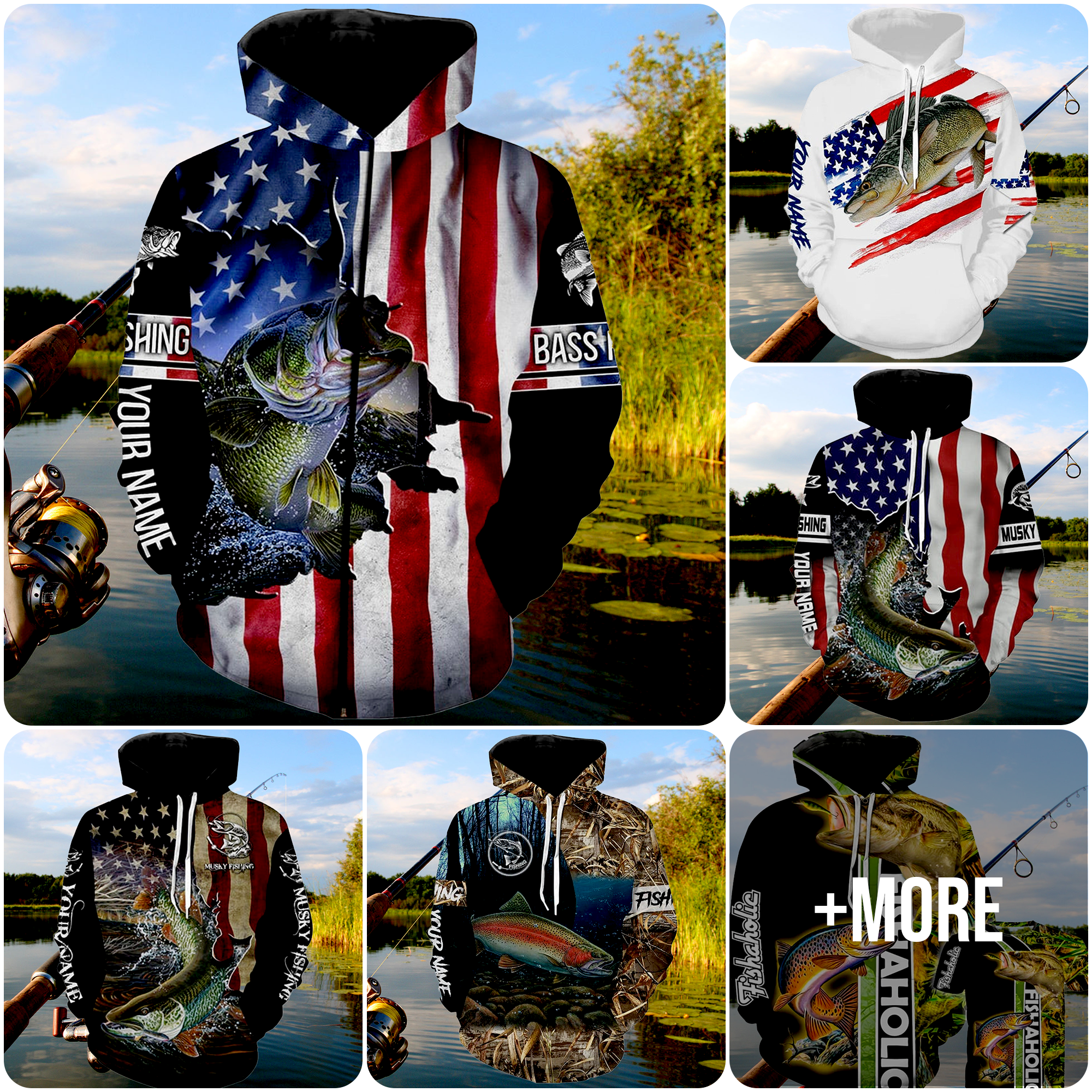 Fishing 3D Hoodie VH