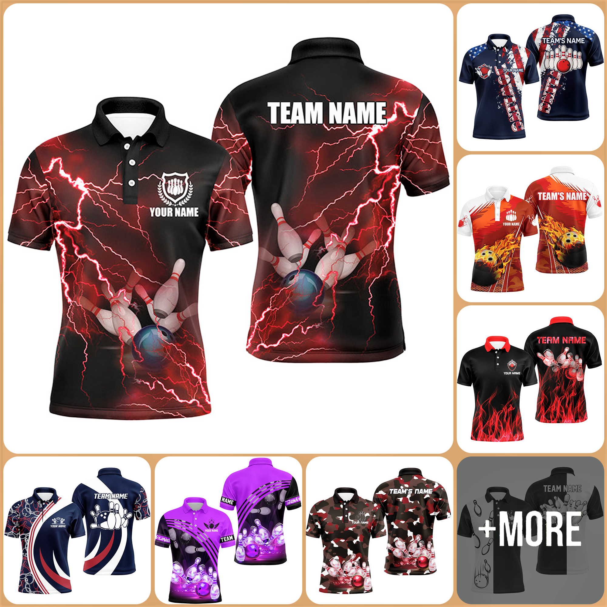 New Bowling 3D Shirts