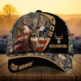 Maxcorners US Deer Hunting 2 Personalized Hats 3D Multicolored
