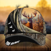 Maxcorners Premium Concept Sport Deer Hunting 2 Personalized Hats 3D Multicolored