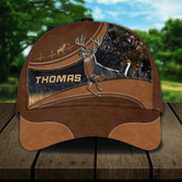 Maxcorners Deer Hunting Vintage 3 Personalized Cap