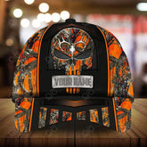 Maxcorners Best Skull Deer Hunting Personalized Hats 3D Multicolored