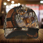 Maxcorners Premium Unique Leather Pattern Deer Hunting Personalized Hats 3D Multicolored