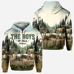 Maxcorners Hunting Season, Personalized Hunting All Over Shirt, Personalized 3D Hoodie For Hunting Lover TU2611