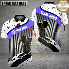 Maxcorners Billiards Dynamic Motion Multicolor Customized Name, Team Name 3D Shirt