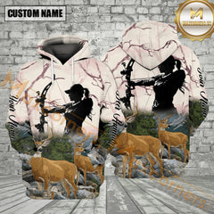 Maxcorners Custom Name Women Deer Hunting With Bow All Over Print Shirt
Best Gift For Hunter