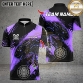 Maxcorners Darts Dragon With Dartboard Multicolor Customized Name, Team Name 3D Shirts