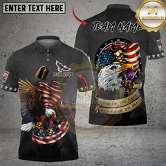 Maxcorners Darts Home Of Free Eagle Flag Patriot Multicolor Customized Name, Team Name 3D Shirts
