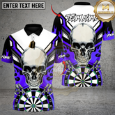 Maxcorners Dart Skull Reapers of the Scoreboard Multicolor Customized Name, Team Name 3D Shirts