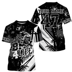Maxcorners BMX 4 Life Black BMX Customize Name, Team Name 3D Shirts