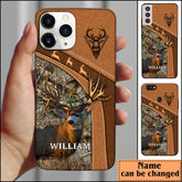 Maxcorners Deer Hunting Personalized Name Phone Case LM1012