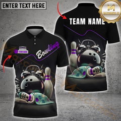 Maxcorners Bowling Ball Alarm Clock Multicolor Personalized 3D Shirt, Sleeping Pin & Wake-Up Ball Shirts
