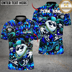 Maxcorners Hip Hop Golf Ball Shirt, Customized Name & Team Name 3D Shirts (4 Colors)