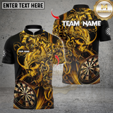 Maxcorners Darts Viking Skull Warrior Dartboard Design Multicolor Customized Name, Team Name 3D Shirts