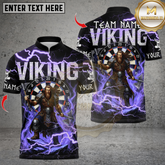 Maxcorners Darts Light Thunder Viking Warrior Multicolor Customized Name, Team Name 3D Shirts