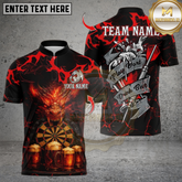 Maxcorners Darts Beer Dragon With Dartboard Multicolor Customized Name, Team Name 3D Shirts