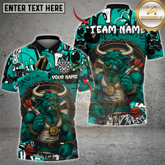 Maxcorners Darts Minotaur Dartboard Multicolor Customized Name, Team Name 3D Shirts