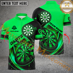 Maxcorners Premium Lightning Darts Jersey Multicolor Option Customized Name, Team Name 3D Polo Shirt