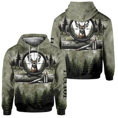 Maxcorners Love Hunting, Personalized Hunting All Over Shirt, Personalized 3D Hoodie For Hunting Lover 6 TU2611