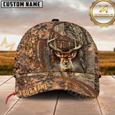 Maxcorners Classic Forest Deer Hunter Personalized Hat 3D Printed Multicolor | Brown