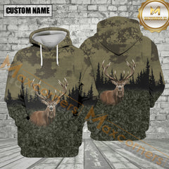 Maxcorners Deer Buck Forest Camo All Over Print Shirt
Best Gift For Hunter