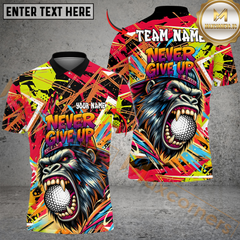 Maxcorners Golf Savage Beast Swing Multicolor Customized Name, Team Name 3D Shirts