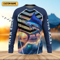 Maxcorners Every Cast Is A New Possibility Mens Fishing Shirts Long Sleeve, SPF Shirt For Men, Fishing Shirts For Men