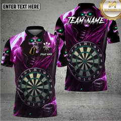 Maxcorners Dark Soul Electric Dartboard Multioptions Personalized Name, Team Name Unisex 3D Shirt (4 Colors)