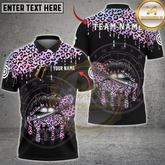 Maxcorners Darts Leopard Lips Dartboard Multicolor Customized Name, Team Name 3D Shirts