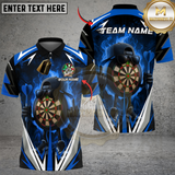 Maxcorners Darts Flaming Dartboard Champion Multioptions Personalized Name, Team Name Unisex 3D Shirts