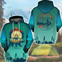 Maxcorners Camping 3D All Over Printed Shirt VTHD14