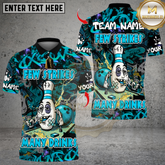 Maxcorners Few Strike Many Drinks Bowling Design Multicolor Customized Name, Team Name 3D Shirts