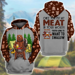 Maxcorners Camping 3D All Over Printed Shirt VTHD15