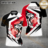 Maxcorners Bowling Ball & Pins Lion Bowling Ball Multicolor Options Personalized Name, Team Name 3D Shirt (4 Colors)