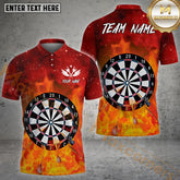 Maxcorners Flame Darts Jersey Multicolor Options Personalized Name, Team Name 3D Shirt (4 Colors)