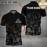Maxcorners Golf Tropical Pattern Multicolor Options Personalized Name, Team Name 3D Shirt (6 Colors)
