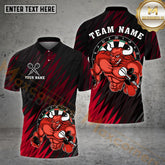 Maxcorners Darts Charging Bull Power Streak Multicolor Options Personalized Name, Team Name 3D Shirt (4 Colors)