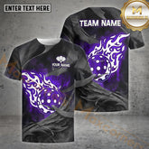 Maxcorners 3D Multicolor Pickleball Personalized Unisex Shirt 7 (4 colors)