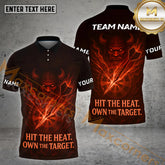 Maxcorners Dart Shirt Viking Hit The Heat Multicolor Options Personalized Name, Team Name 3D Shirt (4 Colors)