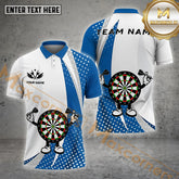 Maxcorners Darts Board Character Polka Multicolor Options Personalized Name, Team Name 3D Shirt (4 Colors)