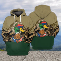 Maxcorners Duck Swagger All Over Print Shirt TU2511