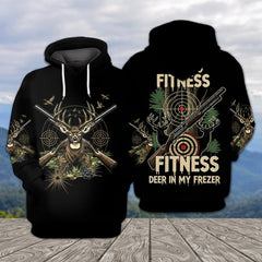 Maxcorners I'm Into Fitness Deer Hunting All Over Print Shirt TU2511