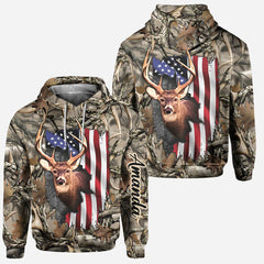 Maxcorners Love Hunting, Personalized Hunting All Over Shirt, Personalized 3D Hoodie For Hunting Lover 16 TU2611
