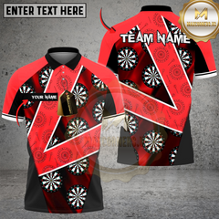 Maxcorners Darts Electric Velocity Multicolor Customized Name, Team Name 3D Shirts