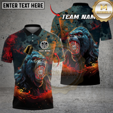 Maxcorners Darts Gorilla Multicolor Customized Name, Team Name 3D Shirts