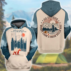 Maxcorners Camping 3D All Over Printed Shirt VTHD18