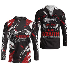 Maxcorners Passion for Fishing Shirts, SPF Long Sleeve Shirts, Fishing Shirts For Men