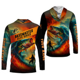 Maxcorners Bass Masters Elite Fishing UPF Shirts, Long Sleeve Fishing Shirts, Fishing Shirts For Men