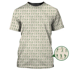 Maxcorners Golf Pattern Polos, Gofl Gift For Men's, Crazy Golf Shirts For Golfers