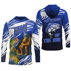 Maxcorners Brotherhood Of The Rod, Bigfoot Fishing Shirt, Long Sleeve Sun Shirt, Presents For Fishermen